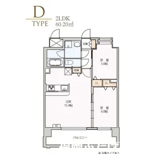 ラフレシーサ博多駅南IV【7階】の間取り