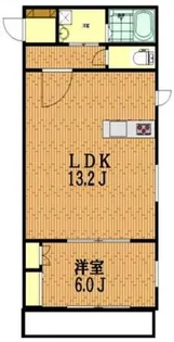 リバード北加瀬【1階】の間取り
