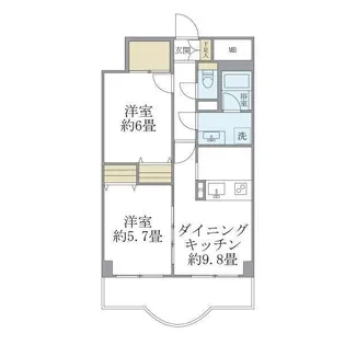 西船橋スクエアガーデン【2階】の間取り