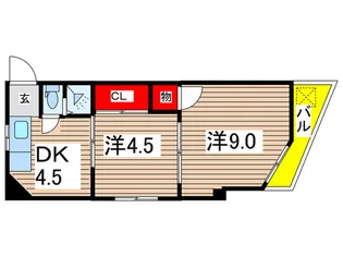 サンライトマンション【3階】の間取り