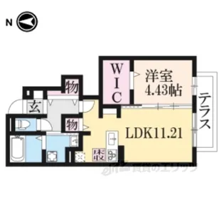 カーサアレーズ【1階】の間取り