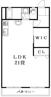 コーポ林第2ビル【2階】の間取り
