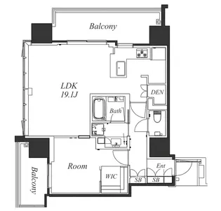 グランドメゾン久屋大通【15階】の間取り
