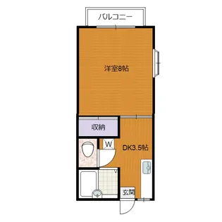 ガーデンヒルズ旭ヶ丘【1階】の間取り