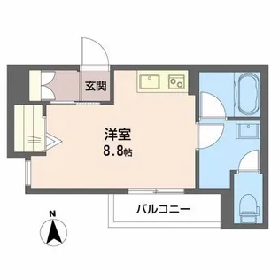 カーサ・イクイノックス【1階】の間取り