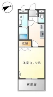 メルヴェール【1階】の間取り