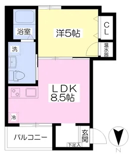 FmaisonGRACEI番館【3階】の間取り