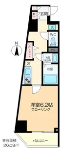 アイルイムーブル深川【5階】の間取り