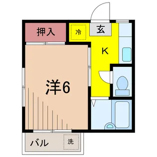 パルハイツA【2階】の間取り