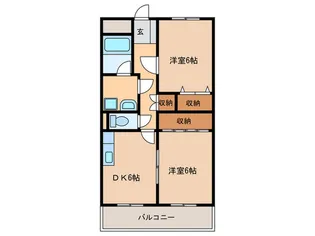 ケイユウカンパニ-マンション【3階】の間取り