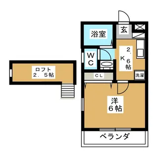 ヴェルデ【2階】の間取り