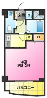 アビタシオン元住I【1階】の間取り