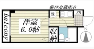 リッツハウス【3階】の間取り