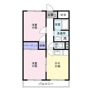 エンジェルハウス【2階】の間取り