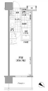 パークハビオ渋谷神山町【11階】の間取り