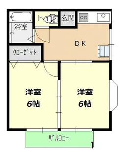 ジェントル・K【1階】の間取り