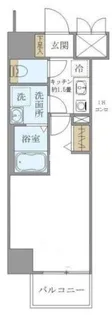 シエル白山B館【8階】の間取り