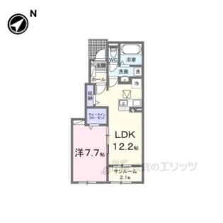 フレッシュハウス2【1階】の間取り