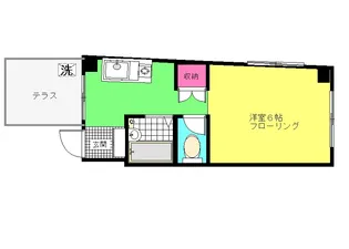 モモス・大京町【3階】の間取り