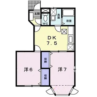 ファミールTB【1階】の間取り