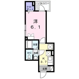 リュシオル【2階】の間取り