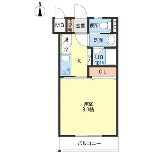 アルーカスFH【2階】の間取り