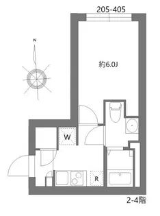 シティウォーク荏原中延【3階】の間取り