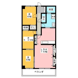 ラ・シオン源氏【2階】の間取り