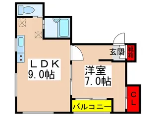 シライシビル3F【3階】の間取り
