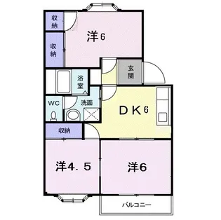 プラドールエヌ・アイ【1階】の間取り