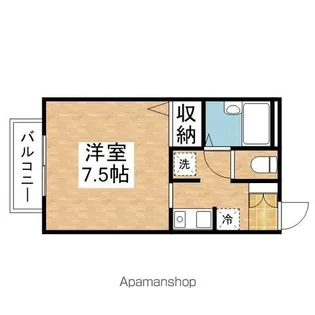 カーサ京所東【2階】の間取り