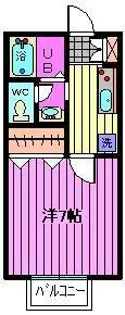 カーサ南与野【2階】の間取り