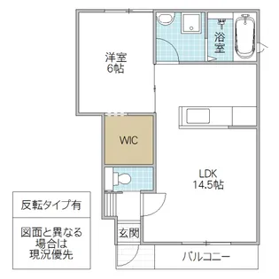 CASA SENBA II【1階】の間取り