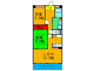 パ-クサイドB&M【3階】の間取り