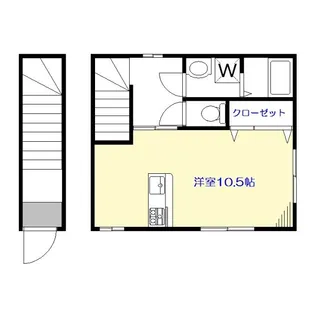 プロムナード柿の木坂B【2階】の間取り