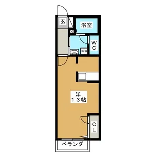シャーメゾン悠【1階】の間取り