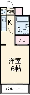 カーサディ北柏【4階】の間取り