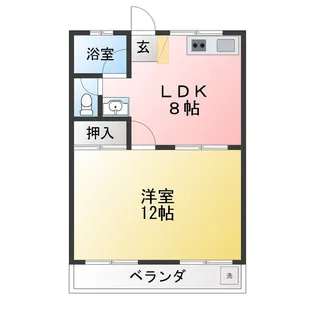 有楽荘ビル【3階】の間取り