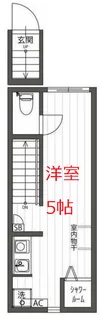 トレカーサ西馬込【2階】の間取り