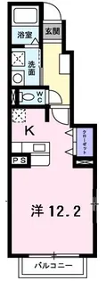 アルドールC【1階】の間取り