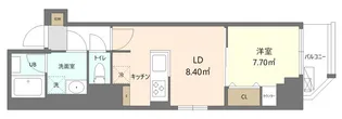 Reframe 5 早稲田【5階】の間取り