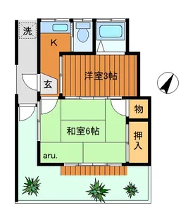 Mフラッツ【1階】の間取り