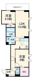 セレーノ・フォレ【3階】の間取り