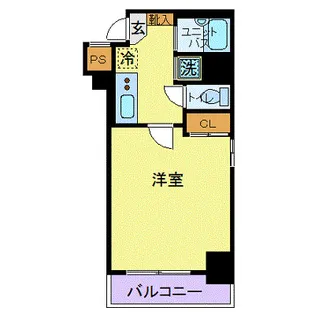 スカイコート神田第3【12階】の間取り
