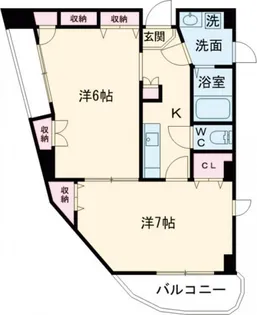 GRAND ESPLANADE【5階】の間取り