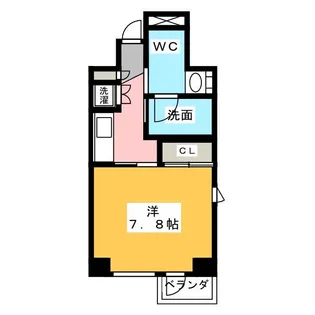 XEBEC錦糸町【8階】の間取り