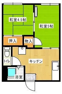 第一オリオンハイツ【1階】の間取り
