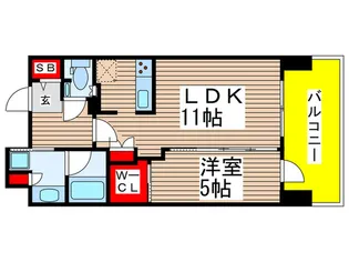 エクセレントシティ千葉県庁前【3階】の間取り