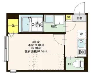 Maison de Flora(メゾン・ド・フローラ)【2階】の間取り