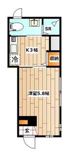 グラニット矢向【1階】の間取り